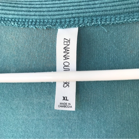 Teal Zendaya cardigan.. XL., NWOT - Picture 3 of 3